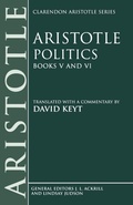 Cover: Aristotle: Politics, Books V and VI - Oxford University Press