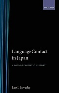 Cover: Language Contact in Japan - Clarendon Press