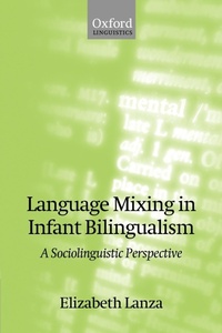 Abbildung von: Language Mixing in Infant Bilingualism - Oxford University Press