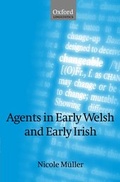 Cover: Agents in Early Welsh and Early Irish - Oxford University Press