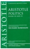 Cover: Politics: Books III and IV - Clarendon Press