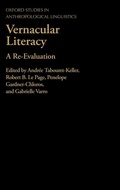 Cover: Vernacular Literacy - Clarendon Press