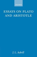Cover: Essays on Plato and Aristotle - Oxford University Press