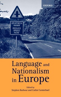 Enlarge image Cover: Language and Nationalism in Europe - Oxford University Press