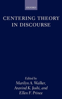 Abbildung von: Centering Theory in Discourse - Oxford University Press