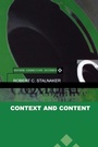 Cover: Context and Content - Oxford University Press
