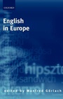 Cover: English in Europe - Oxford University Press