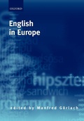 Cover: English in Europe - Oxford University Press