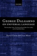Cover: George Dalgarno on Universal Language - Oxford University Press