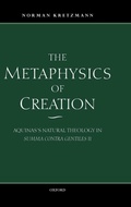 Cover: The Metaphysics of Creation - Oxford University Press