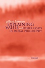 Cover: Explaining Value - Oxford University Press