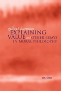 Cover: Explaining Value - Oxford University Press