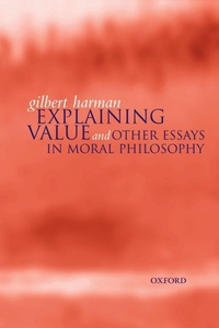 Enlarge image Cover: Explaining Value - Oxford University Press