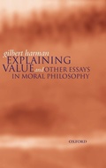 Cover: Explaining Value - Clarendon Press