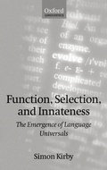 Cover: Function, Selection, and Innateness - Oxford University Press