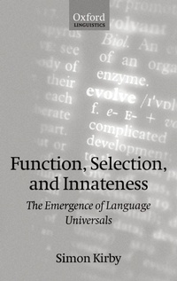 Enlarge image Cover: Function, Selection, and Innateness - Oxford University Press
