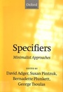 Cover: Specifiers - Oxford University Press