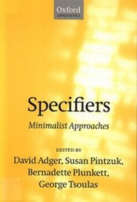 Enlarge image Cover: Specifiers - Oxford University Press