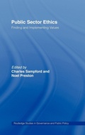Cover: Public Sector Ethics - Routledge