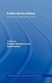 Enlarge image Cover: Public Sector Ethics - Routledge