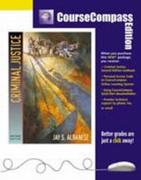 Enlarge image Cover: Criminal Justice Cc - Allyn & Bacon