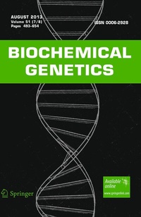 Abbildung von: Biochemical Genetics - Springer