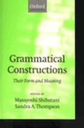 Cover: Grammatical Constructions - Clarendon Press
