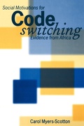 Cover: Social Motivations for Codeswitching - Clarendon Press