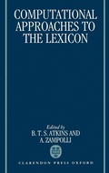 Cover: Computational Approaches to the Lexicon - Oxford University Press