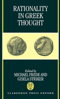 Cover: Rationality in Greek Thought - Clarendon Press