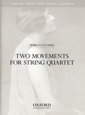 Cover: Two movements for string quartet - Oxford University Press