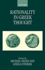 Cover: Rationality in Greek Thought - Oxford University Press