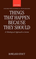 Cover: Things That Happen Because They Should - Oxford University Press