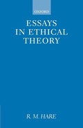 Cover: Essays in Ethical Theory - Oxford University Press