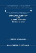 Cover: Language, Identity, and Social Division - Clarendon Press