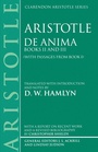 Cover: De Anima - Clarendon Press