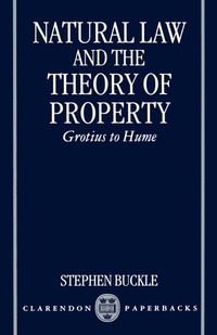 Enlarge image Cover: Natural Law and the Theory of Property - Clarendon Press