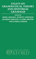 Cover: Essays on Grammatical Theory and Universal Grammar - Clarendon Press