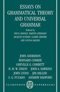 Cover: Essays on Grammatical Theory and Universal Grammar - Clarendon Press