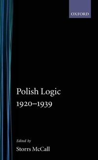 Enlarge image Cover: Polish Logic 1920-1939 - Oxford University Press
