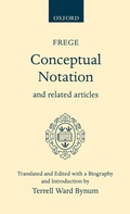 Cover: Conceptual Notation and Related Articles - Clarendon Press