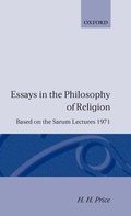 Cover: Essays in the Philosophy of Religion - Oxford University Press
