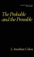 Cover: The Probable and the Provable - Oxford University Press