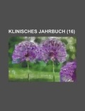 Cover: Klinisches Jahrbuch (16 ) - Rarebooksclub.com