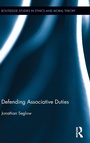 Cover: Defending Associative Duties - Routledge