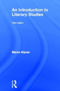 Enlarge image Cover: An Introduction to Literary Studies - Routledge