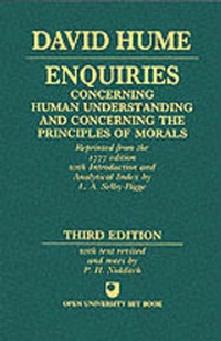 Enlarge image Cover: Enquiries concerning Human Understanding and concerning the Principles of Morals - Oxford University Press