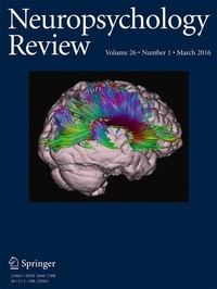Abbildung von: Neuropsychology Review - Springer