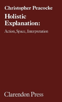 Enlarge image Cover: Holistic Explanation - Oxford University Press