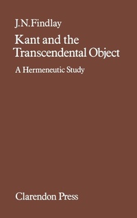 Enlarge image Cover: Kant and the Transcendental Object - Oxford University Press
